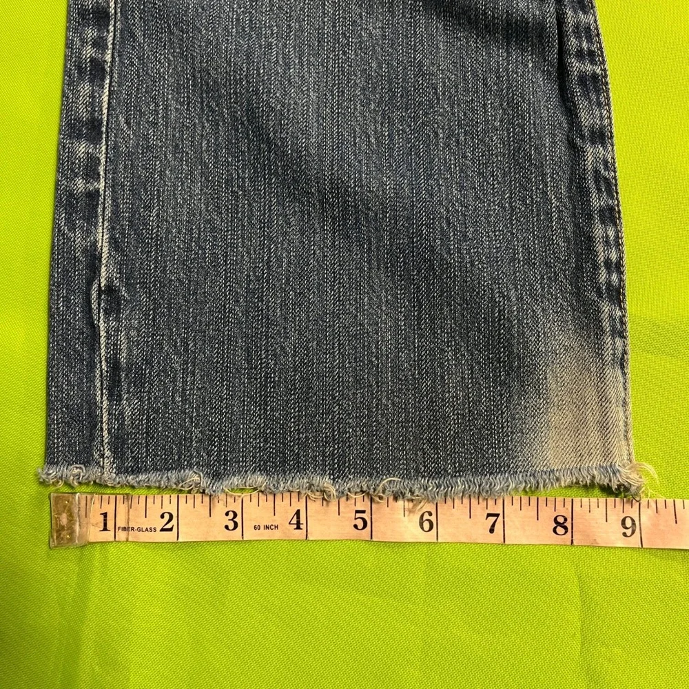XY Xray Jeans Mens 36 Distressed Relaxed Fit Blue Denim Y2K Grunge Skater
